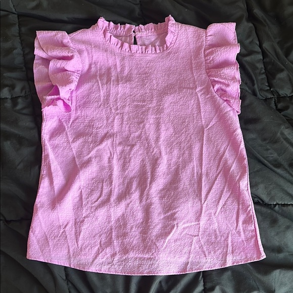 SHEIN Tops - Purple Ruffled Top